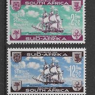 053) Südafrika 1962 Schiffe Mi. Nr. 311/12 Satz * * postfrisch
