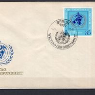 DDR 1972 Welt-Gesundheitstag: Welt-Herzmonat MiNr. 1748 FDC gestempelt