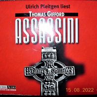 CD Hörbuch Ulrich Pleitgen liest "Thomas Gifford-Assassini", 6 Audio-CDs (2004)