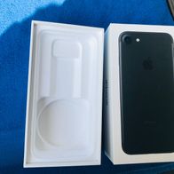 Apple iPhone 7 128 GB schwarz Karton Box , LEER, neuwertig