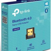 TP-Link UB400 Nano USB Bluetooth 4.0 Adapter Dongle (Windows bis Win11)