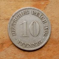 10 Pfennig 1902 D