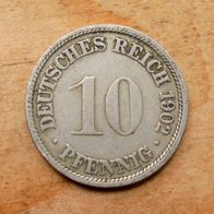 10 Pfennig 1902 F