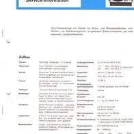 Telefunken Musikus 1080, Plattenspieler, Manual, Service, Werkstattbuch