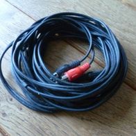 Cinch zu Klinkenkabel, Videokabel, stereo analog, 2 RCA Stecker, 5 m