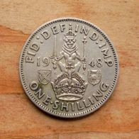 One Shilling 1948 Schottland