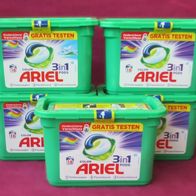 5x Ariel 3-in-1 Pods 80 WL Color Waschmittel Tiefensauber flecklösend Farbschutz