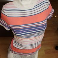 Manguun Shirt Stretch Strick Streifen S