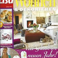 Lisa Heft Wohnen und Dekoriern Januar 2015