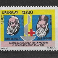 016) Uruguay 1976 Nobelpreis Mi. Nr. 1436 postfrisch