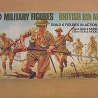 TOP!!! AIRFIX 03501-7 6 Military Figures British 8th Army 1:32 OVP!!!
