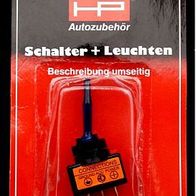 Schalter mit Leuchte - blau - 12 Volt - universal