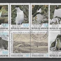 028) Argentinien 1980 Tiere aus Mi. Nr. 1465-78 8 Werte gestempelt