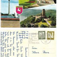 Postkarte Dortmund, Stadtansichten, 60er Jahre, gelaufen