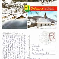 Postkarte Todtmoos Schwarzwald, 90er Jahre, gelaufen