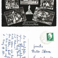 Postkarte Rübeland/Harz, Baumannshöhle, 60er Jahre, gelaufen