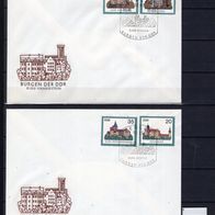 DDR 1985 Burgen (II) MiNr. 2976 - 2979 FDC gestempelt -1
