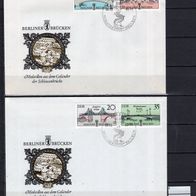 DDR 1985 Historische Brücken in Berlin MiNr. 2972 I - 2975 I FDC gestempelt