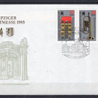 DDR 1985 Leipziger Herbstmesse MiNr. 2963 - 2964 FDC gestempelt