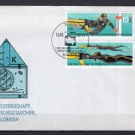 DDR 1985 Weltmeisterschaft im Orientierungstauchen MiNr. 2961 - 2962 FDC gestempelt 1