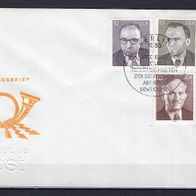 DDR 1985 Persönlichkeiten der deutschen Arbeiterbewegung (XIII) MiNr. 2920 - 2922 FDC
