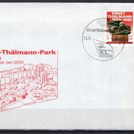 DDR 1986 Übergabe des Ernst-Thälmann-Parks, Berlin MiNr. 3014 FDC gestempelt
