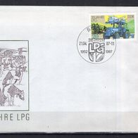 DDR 1987 35 Jahre Landwirtschaftliche Produktionsgenossenschaften MiNr. 3090 FDC gest