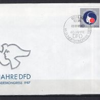 DDR 1987 40 Jahre Demokratischer Frauenbund Deutschlands MiNr. 3079 FDC gest