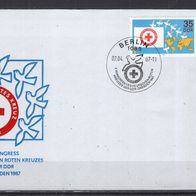 DDR 1987 Kongress des Deutschen Roten Kreuzes der DDR MiNr. 3088 FDC gestempelt -1