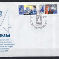 DDR 1987 30 Jahre Messe der Meister von morgen (MMM) MiNr. 3132 - 3133 FDC gestempelt