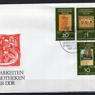 DDR 1981 Kostbarkeiten in Bibliotheken der DDR MiNr. 2636 - 2638 FDC gestempelt