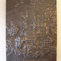 Gusseisen Wand-Platte/ -Plakette " 1731 Buderus 1981 "