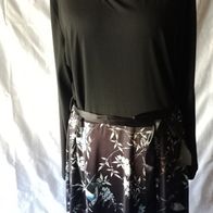 Shein Damen Marken Herbst Kleid Gr.46 2XL schwarz bunt