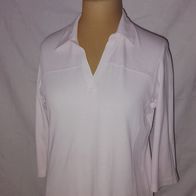 CECIL Damen Marken Polostil Bluse 3/4 Shirt Gr.42 Rosa