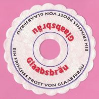 Pilsdeckchen Tropfdeckchen, Glaabsbräu - Varianten 2x