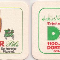 Ritter Pils, Dortmund - alter Bierdeckel "1100 Jahre Dortmund" aus dem Jahr 1982