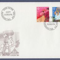 10) Schweiz FDC 1981 - MiNr. 1197-1198 - Europa CEPT 1981 - Folklore (1)