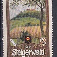 alte Reklamemarke - Der Steigerwald - Steigerwaldclub Kitzungen (0317)