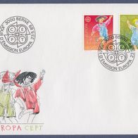 67) Schweiz FDC 1989 - MiNr. 1391-1392 - Europa CEPT - Kinderspiele