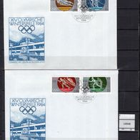DDR 1983 Olympische Winterspiele 1984, Sarajevo MiNr. 2839 - 2842 FDC gestempelt -1