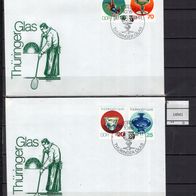 DDR 1983 Thüringer Glas MiNr. 2835 - 2838 FDC gestempelt -1