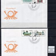 DDR 1983 Staatliche Schlösser und Gärten MiNr. 2826 - 2829 FDC gestempelt