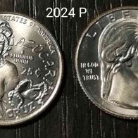 USA : 25 cts American Women Quarter Celia Cruz 2024 P oder D