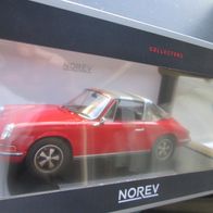 Norev Porsche 911 Targa 1971 rot 1:18