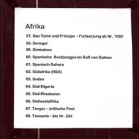 Album Nr.29 mittelbraun Afrika - Sao Tomé bis Tansania o m !