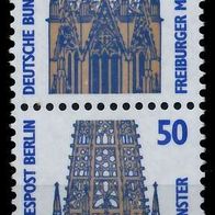Berlin 834 C + D Postfrisch Senkrechtes Paar (aus MH 15) – Sehenswürdigkeiten / MNH