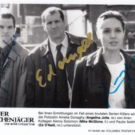 Angelina Jolie + Ed O´Neill + Mike McGlone - altes, orig. sign. Halbgrossfoto (7491)