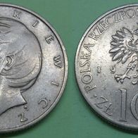 Polen 10 Zloty 1975 "Adam Mickiewicz" ## U