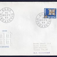 83) Schweiz FDC 1963 - MiNr. 781 - Europa CEPT 1963