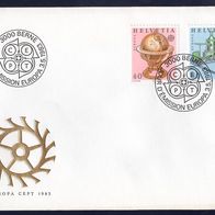 92) Schweiz FDC 1983 - MiNr. 1249-1250 - Europa CEPT 1983 - Große Werke (2)